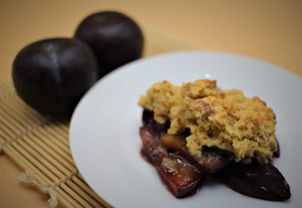 How to Make Plum Cobbler