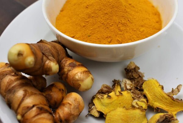 Turmeric rhizomes, fresh, dried, and powdered